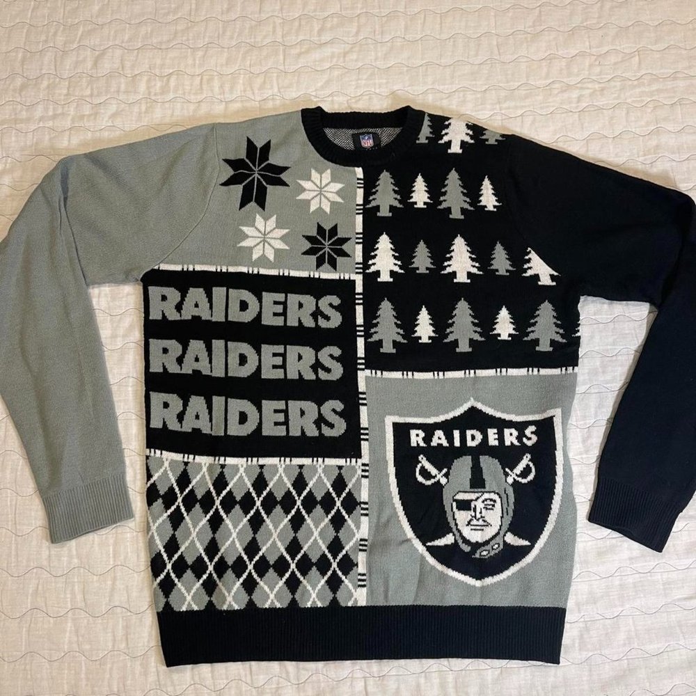 Authentic Raiders NFL Christmas Sweater